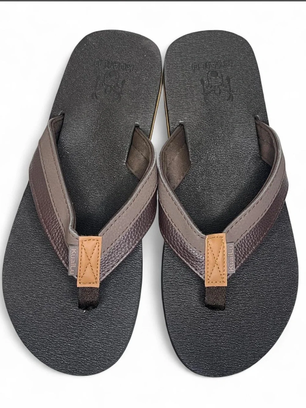 KuaiLu Mens's Flip Flops Thong Yoga Foam Outdoor Sandals Size 11 - NEW
